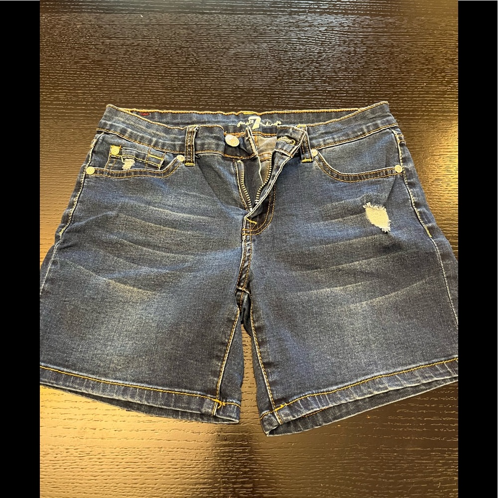 7 For All Mankind Jean Shorts